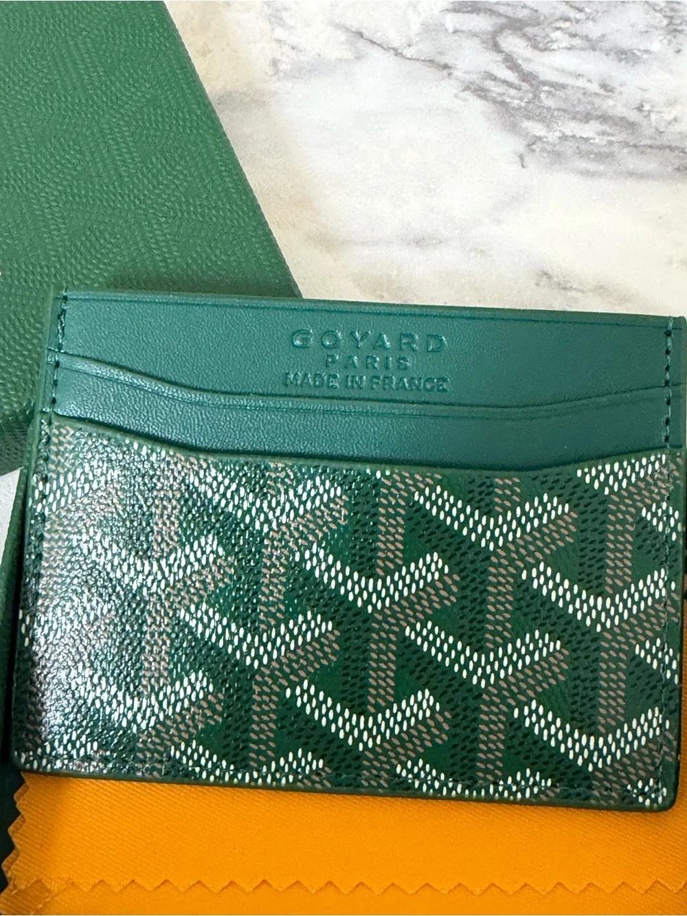 Green Saint-Sulpice Card Wallet
